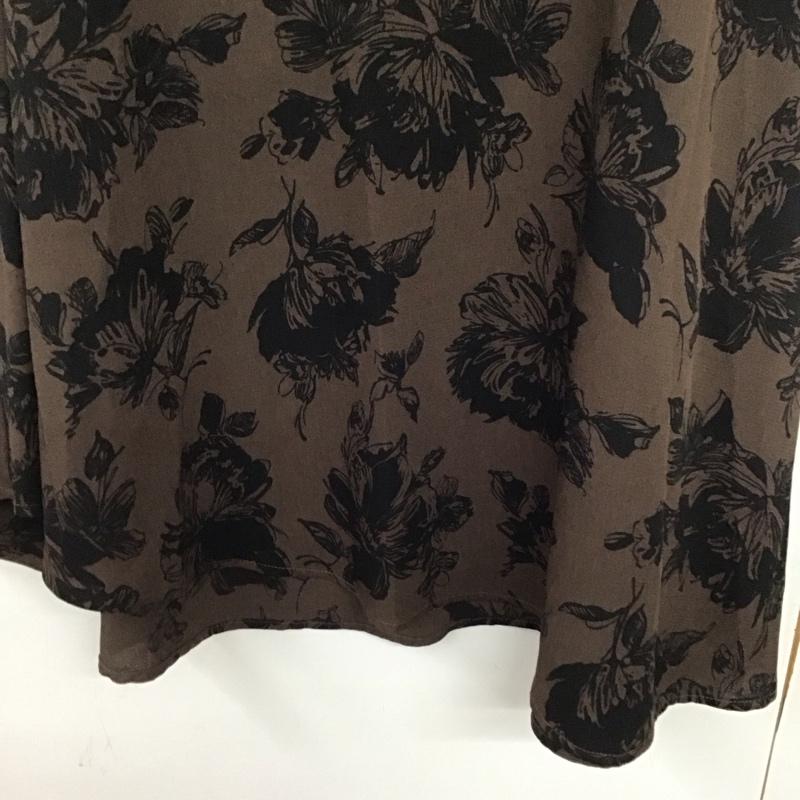 アパートバイローリーズ apart by lowrys スカート ロングスカート L 総柄 茶 / ブラウン /  レディース USED 古着 中古 10144580
