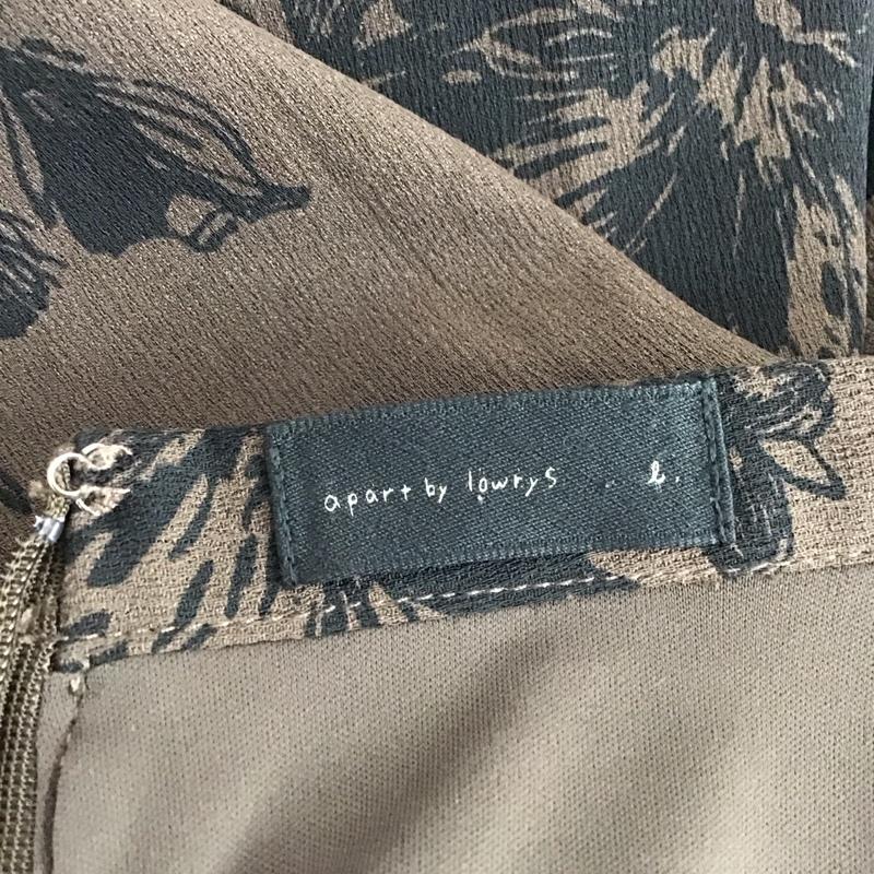 アパートバイローリーズ apart by lowrys スカート ロングスカート L 総柄 茶 / ブラウン /  レディース USED 古着 中古 10144580