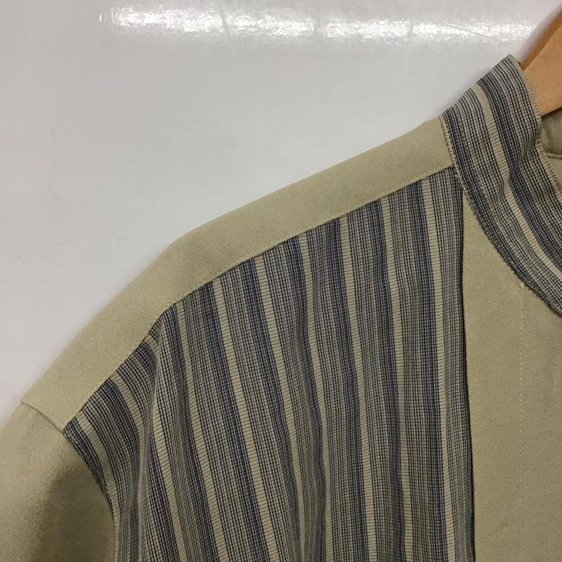 古着 USED シャツ、ブラウス 半袖 半袖シャツ ノーカラーシャツ 前ボタン L プリント マルチカラー / マルチカラー /  メンズ USED 古着 中古 10144602