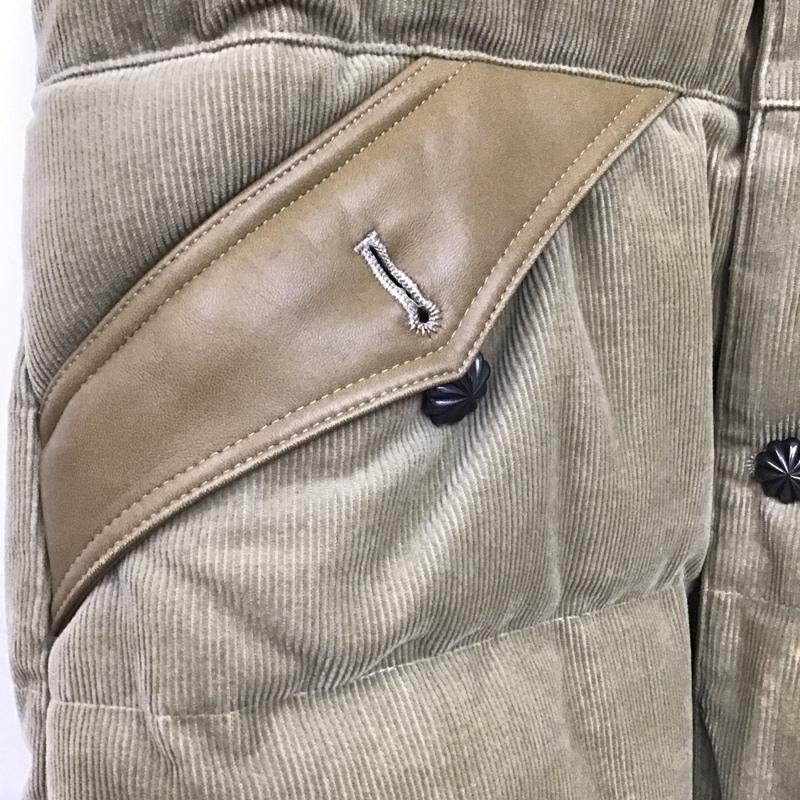 エーケーエム AKM ベスト ベスト ダウンベスト ノースリーブ 前ボタン フード付き L 無地 ベージュ / ベージュ /  メンズ USED 古着 中古 10144604