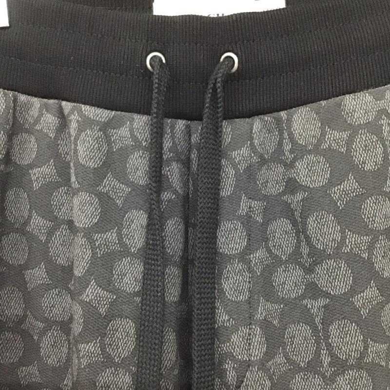 コーチ COACH ボトムス ボトムス S ロゴ、文字 黒 / ブラック / X 灰 / グレー /  メンズ USED 古着 中古 10144652