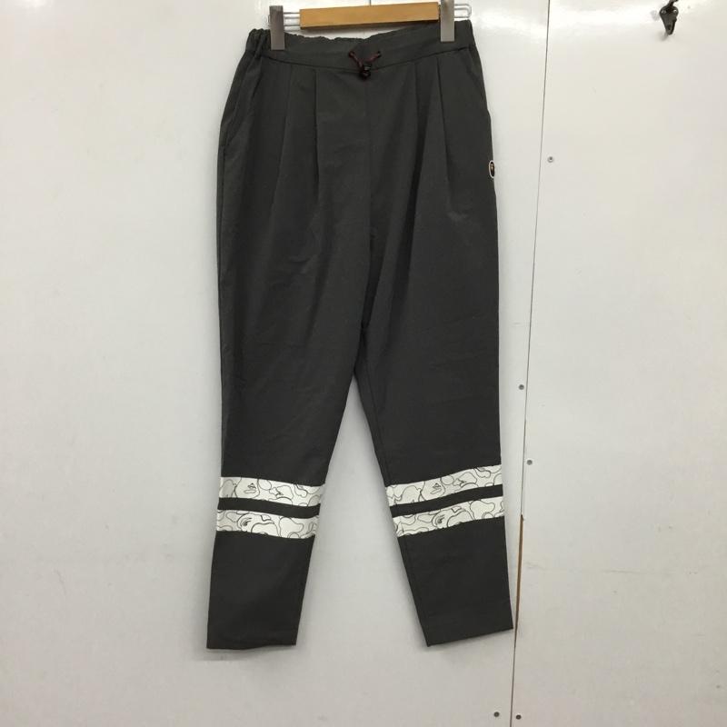 アベイシングエイプ A BATHING APE ボトムス ボトムス 001PTE802506X ナイロンパンツ XS プリント 灰 / グレー /  レディース USED 古着 中古 10144658