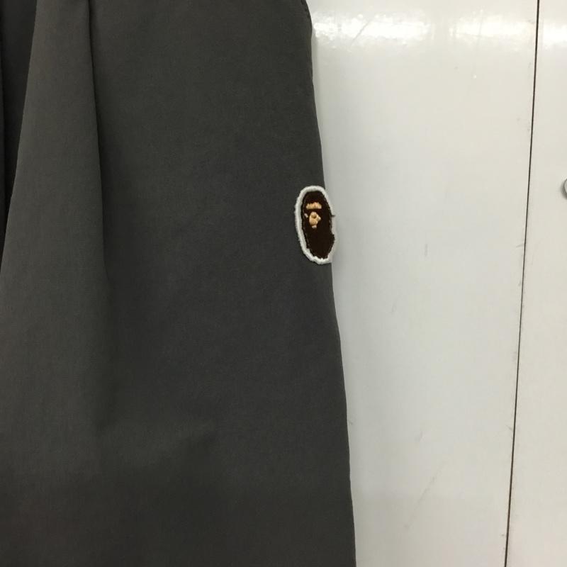 アベイシングエイプ A BATHING APE ボトムス ボトムス 001PTE802506X ナイロンパンツ XS プリント 灰 / グレー /  レディース USED 古着 中古 10144658