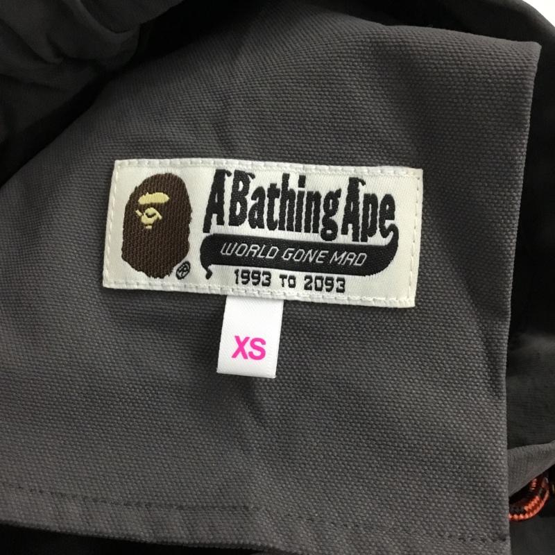 アベイシングエイプ A BATHING APE ボトムス ボトムス 001PTE802506X ナイロンパンツ XS プリント 灰 / グレー /  レディース USED 古着 中古 10144658