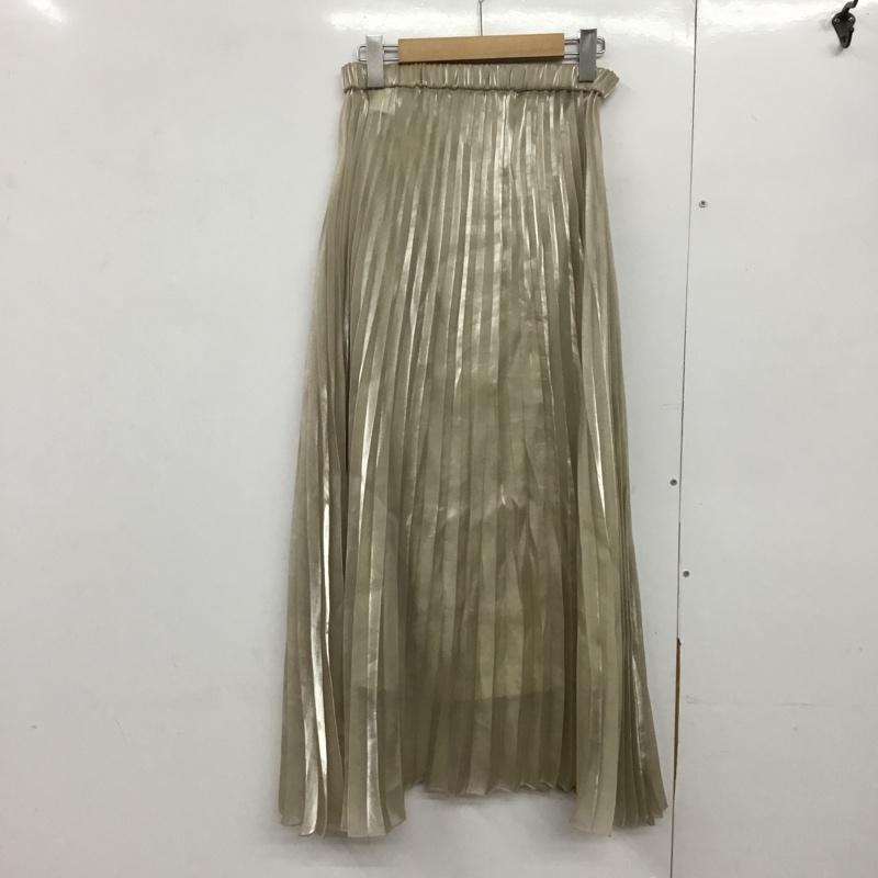 ローリーズファーム LOWRYS FARM スカート ロングスカート LF520026TS プリーツスカート FREE 無地 アイボリー / アイボリー /  レディース USED 古着 中古 10144675