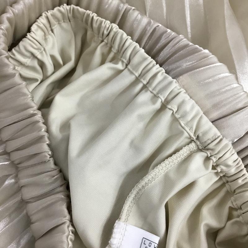 ローリーズファーム LOWRYS FARM スカート ロングスカート LF520026TS プリーツスカート FREE 無地 アイボリー / アイボリー /  レディース USED 古着 中古 10144675