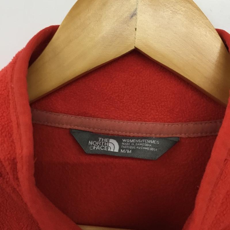 ザノースフェイス THE NORTH FACE ジャケット、上着 ジャケット、ブレザー F16SL98 フリースジャケット ハーフジップ プルオーバー M ロゴ、文字 赤 / レッド /  レディース USED 古着 中古 10144682