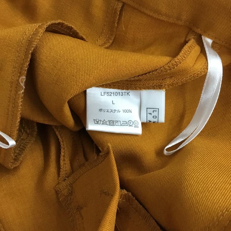 ローリーズファーム LOWRYS FARM パンツ スラックス LF521013TK カラースラックスパンツ L 無地 橙 / オレンジ /  レディース USED 古着 中古 10144688