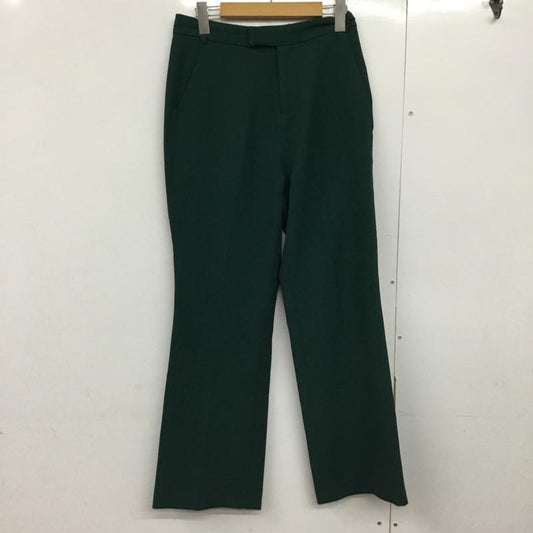 ローリーズファーム LOWRYS FARM パンツ スラックス LF520040TK ツイルカラーフレアパンツ L 無地 緑 / グリーン /  レディース USED 古着 中古 10144690