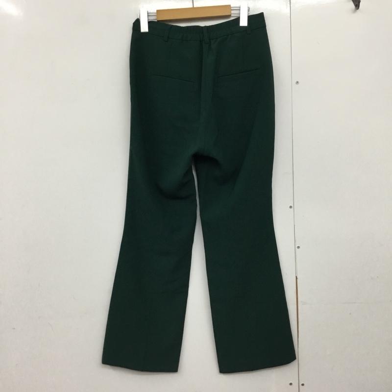 ローリーズファーム LOWRYS FARM パンツ スラックス LF520040TK ツイルカラーフレアパンツ L 無地 緑 / グリーン /  レディース USED 古着 中古 10144690