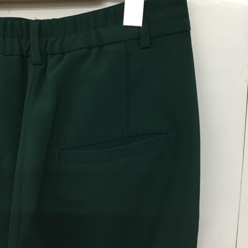 ローリーズファーム LOWRYS FARM パンツ スラックス LF520040TK ツイルカラーフレアパンツ L 無地 緑 / グリーン /  レディース USED 古着 中古 10144690