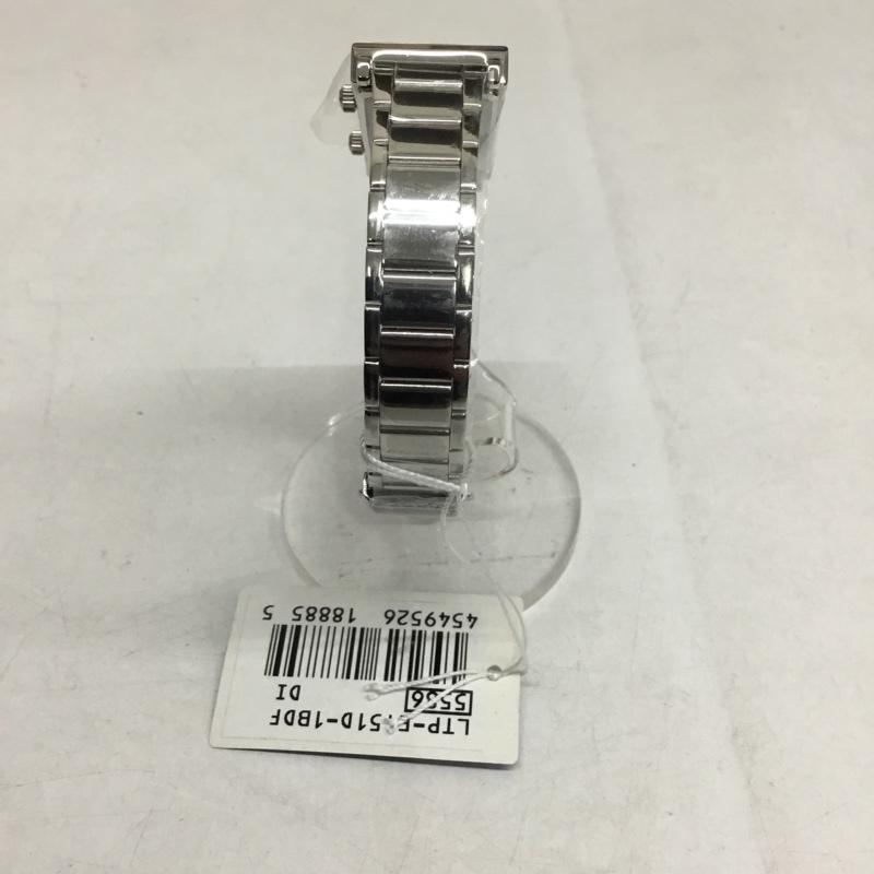 カシオ CASIO 腕時計 アナログ（クォーツ式） LTP-E151D-1BDF スタンダード チープカシオ 無地 銀 / シルバー /  メンズ USED 古着 中古 10144749