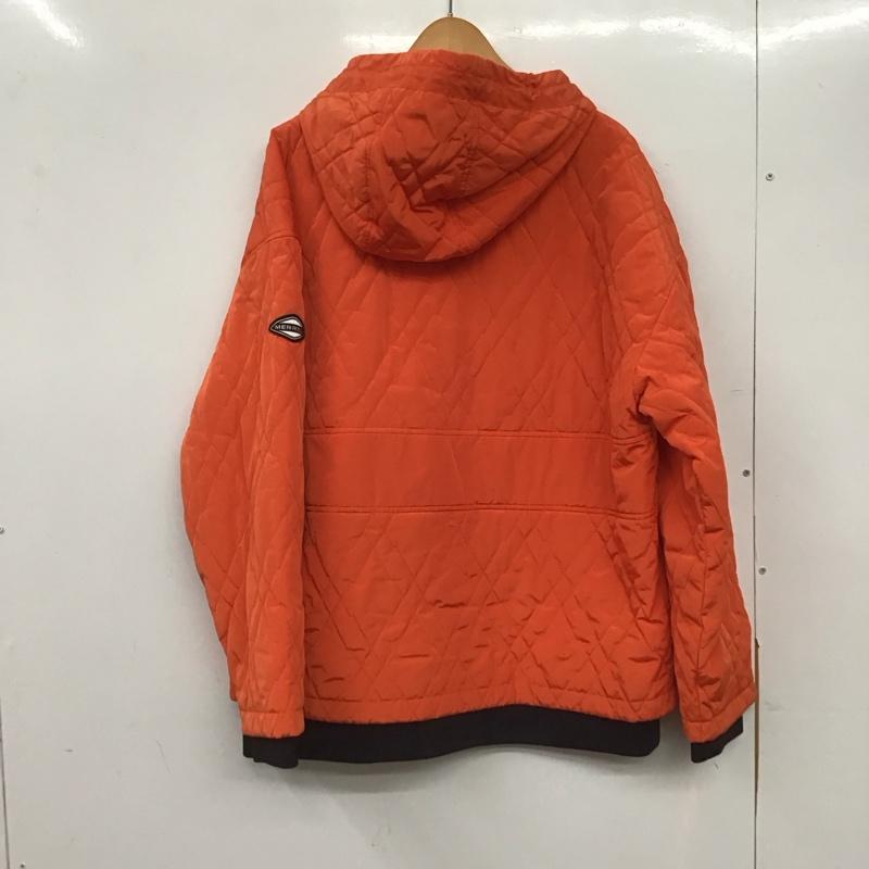 メレル MERRELL ジャケット、上着 ジャケット、ブレザー キルティングジャケット アウター プルオーバーパーカー ロゴ、文字 橙 / オレンジ /  メンズ USED 古着 中古 10144761