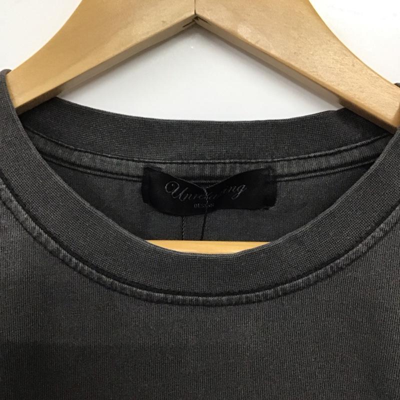 アンリラクシング unrelaxing Tシャツ 半袖 半袖カットソー プリントTシャツ クルーネックカットソー L プリント ダークグレー / ダークグレー /  メンズ USED 古着 中古 10144777