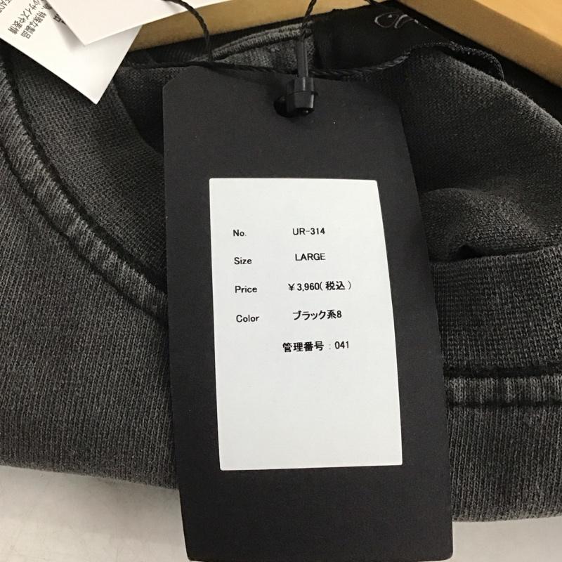 アンリラクシング unrelaxing Tシャツ 半袖 半袖カットソー プリントTシャツ クルーネックカットソー L プリント ダークグレー / ダークグレー /  メンズ USED 古着 中古 10144777
