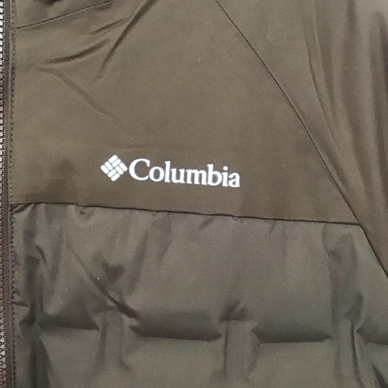 コロンビア Columbia ジャケット、上着 ジャンパー、ブルゾン 225 we7857 グランドトレックIIIダウンフーデッドジャケット アウター S ロゴ、文字 茶 / ブラウン /  メンズ USED 古着 中古 10144786