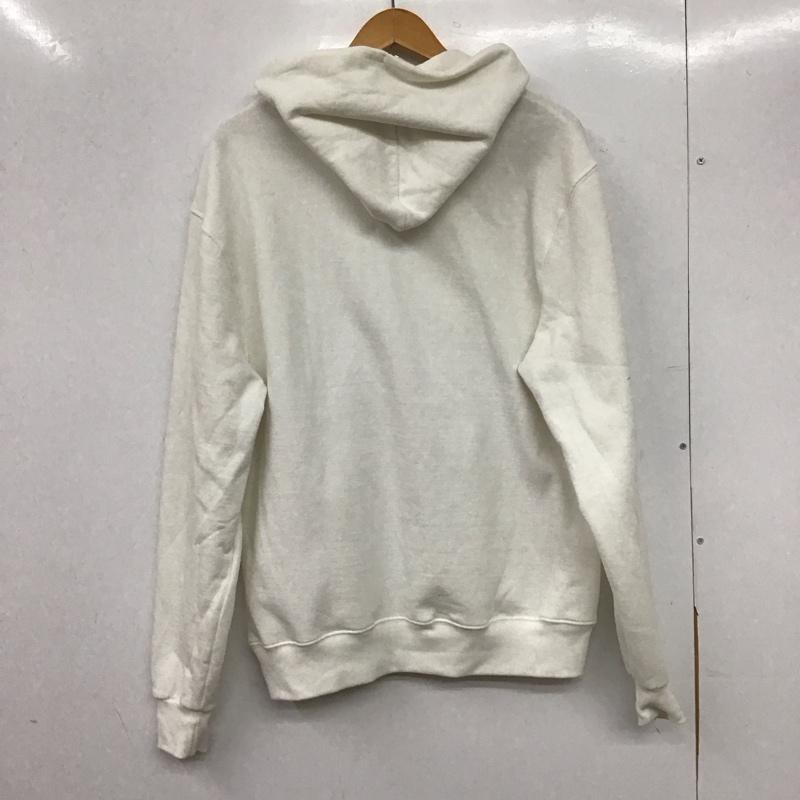 チャンピオン Champion パーカー 長袖 長袖パーカー プルオーバーパーカー スウェット M 無地 白 / ホワイト /  メンズ USED 古着 中古 10144800