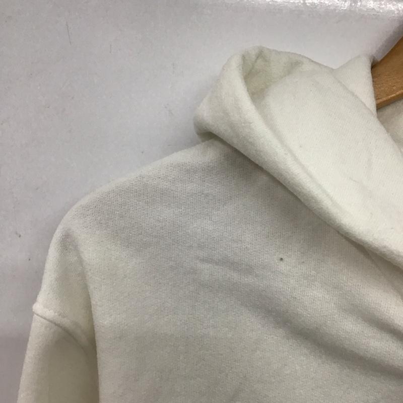 チャンピオン Champion パーカー 長袖 長袖パーカー プルオーバーパーカー スウェット M 無地 白 / ホワイト /  メンズ USED 古着 中古 10144800