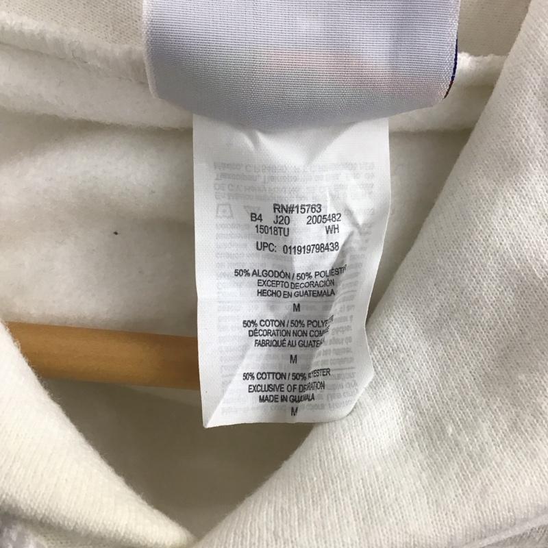 チャンピオン Champion パーカー 長袖 長袖パーカー プルオーバーパーカー スウェット M 無地 白 / ホワイト /  メンズ USED 古着 中古 10144800