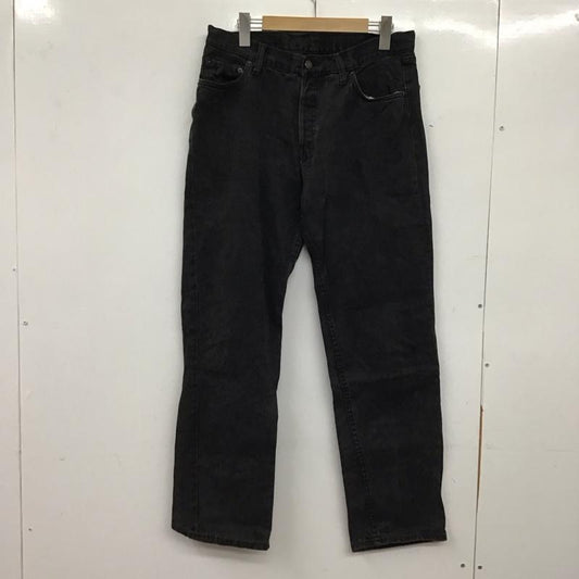 リーバイストラウスアンドコー Levi Strauss & co. パンツ デニム、ジーンズ デニムパンツ ワイドパンツ カジュアルパンツ ストレッチ 34インチ 無地 ダークグレー / ダークグレー /  メンズ USED 古着 中古 10144813