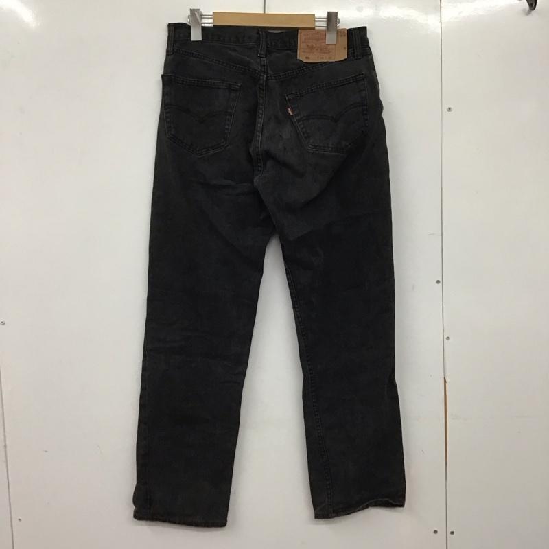 リーバイストラウスアンドコー Levi Strauss & co. パンツ デニム、ジーンズ デニムパンツ ワイドパンツ カジュアルパンツ ストレッチ 34インチ 無地 ダークグレー / ダークグレー /  メンズ USED 古着 中古 10144813