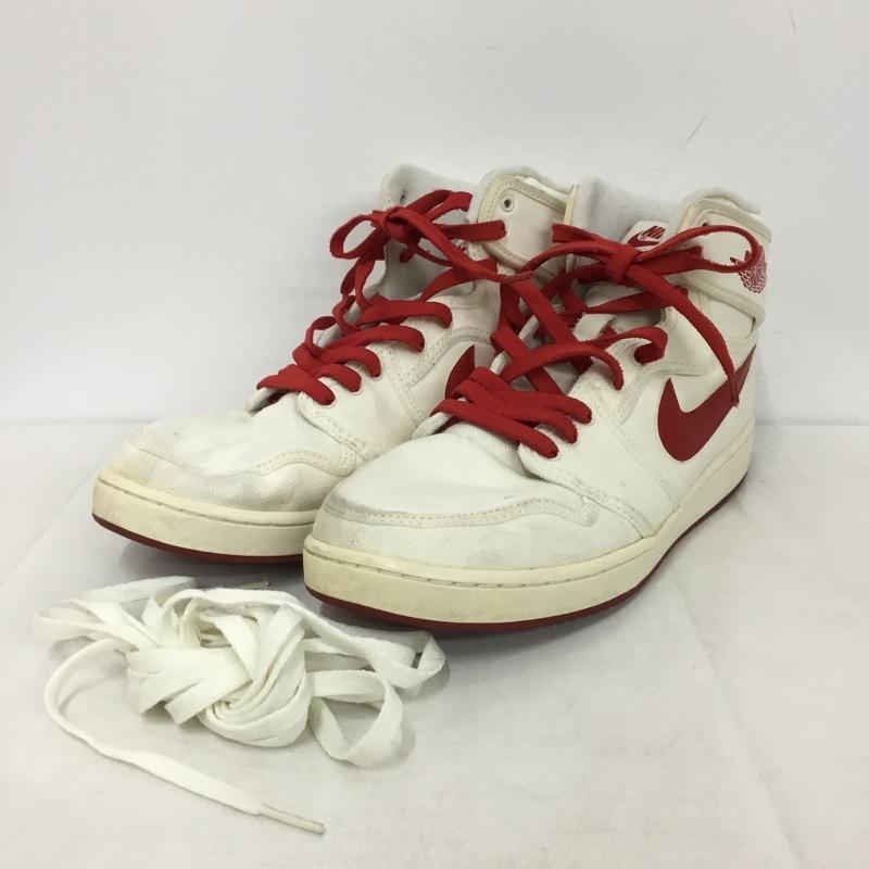 ナイキ NIKE スニーカー スニーカー 638471 102 AIR JORDAN 1 KO HIGH OG 28.5cm 28.5cm ロゴ、文字 白 / ホワイト / X 赤 / レッド /  メンズ USED 古着 中古 10144825