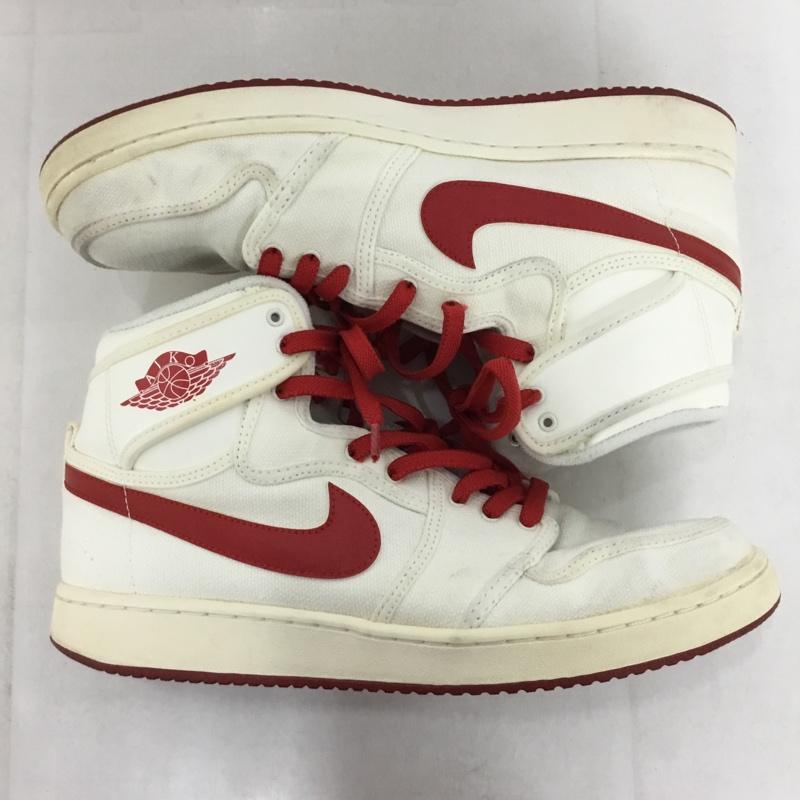 ナイキ NIKE スニーカー スニーカー 638471 102 AIR JORDAN 1 KO HIGH OG 28.5cm 28.5cm ロゴ、文字 白 / ホワイト / X 赤 / レッド /  メンズ USED 古着 中古 10144825