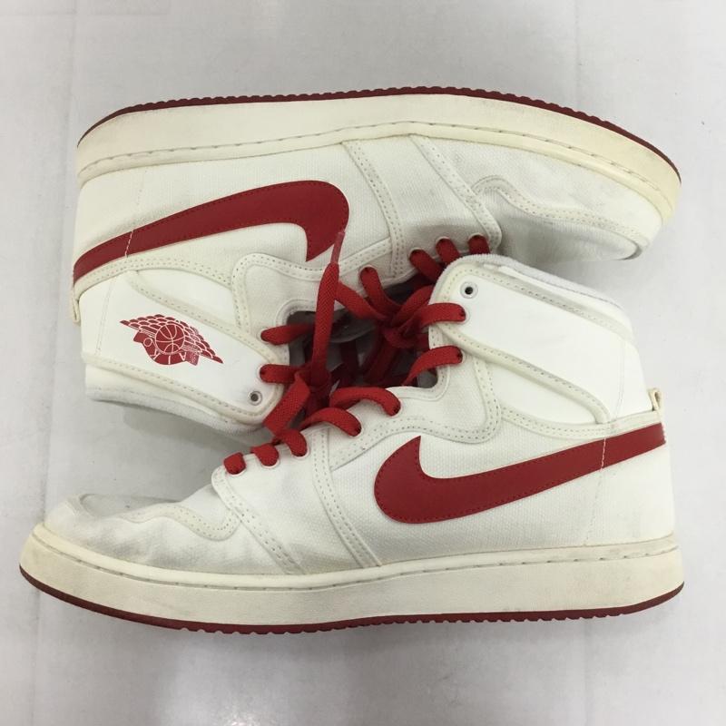 ナイキ NIKE スニーカー スニーカー 638471 102 AIR JORDAN 1 KO HIGH OG 28.5cm 28.5cm ロゴ、文字 白 / ホワイト / X 赤 / レッド /  メンズ USED 古着 中古 10144825