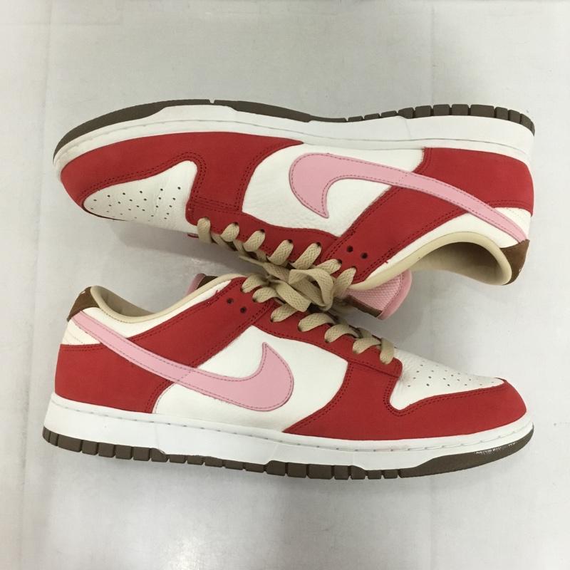 ナイキ NIKE スニーカー スニーカー FB7910 600 W DUNK LOW PRM 29.5cm 29.5cm ロゴ、文字 白 / ホワイト / X 赤 / レッド / X 桃 / ピンク / X 茶 / ブラウン /  メンズ USED 古着 中古 10144827