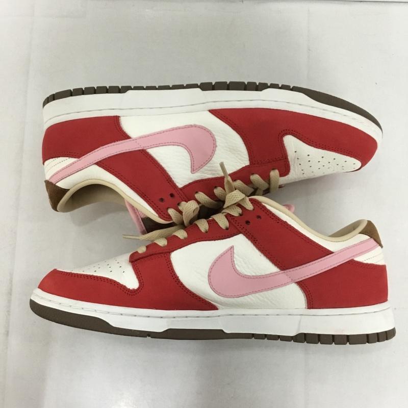 ナイキ NIKE スニーカー スニーカー FB7910 600 W DUNK LOW PRM 29.5cm 29.5cm ロゴ、文字 白 / ホワイト / X 赤 / レッド / X 桃 / ピンク / X 茶 / ブラウン /  メンズ USED 古着 中古 10144827
