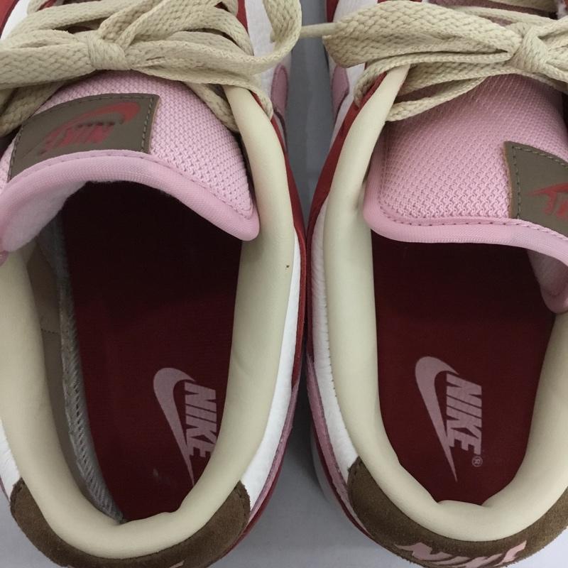 ナイキ NIKE スニーカー スニーカー FB7910 600 W DUNK LOW PRM 29.5cm 29.5cm ロゴ、文字 白 / ホワイト / X 赤 / レッド / X 桃 / ピンク / X 茶 / ブラウン /  メンズ USED 古着 中古 10144827