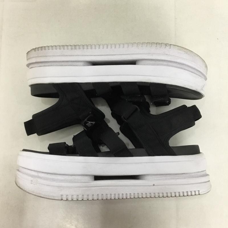 ナイキ NIKE サンダル サンダル DH0223 001 W ICON CLASSIC SANDAL 25cm 25.0cm ロゴ、文字 黒 / ブラック / X 白 / ホワイト /  レディース USED 古着 中古 10144830