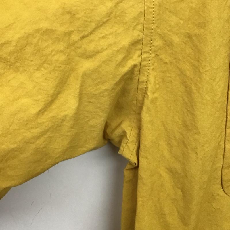 サノバチーズ SON OF THE CHEESE シャツ、ブラウス 長袖 SC1810-SH03 big flap shirts M 無地 黄 / イエロー /  メンズ USED 古着 中古 10144867