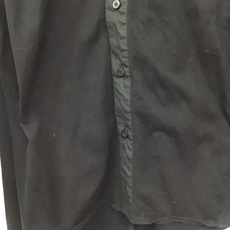 グラム glamb カットソー 長袖 長袖カットソー カラーシャツ 長袖シャツ 2 無地 黒 / ブラック /  メンズ USED 古着 中古 10144872