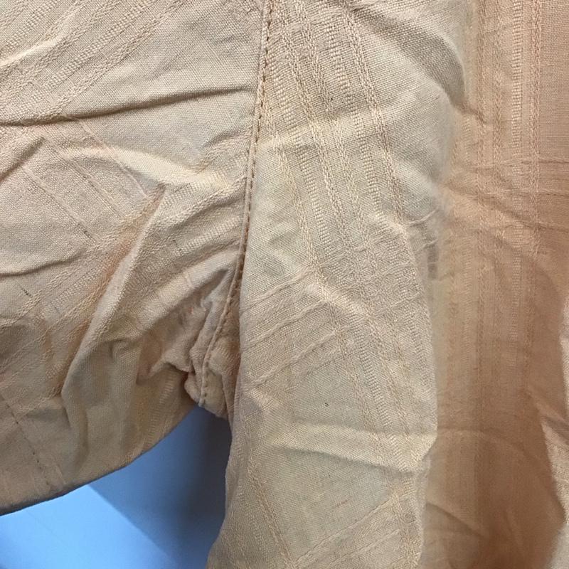 古着 USED シャツ、ブラウス 半袖 半袖シャツ カラーシャツ ポケットシャツ 古着 総柄 橙 / オレンジ /  メンズ USED 古着 中古 10144876