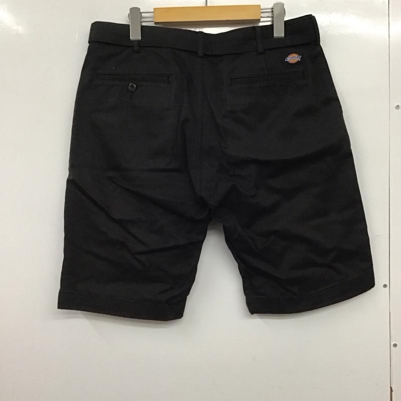 ディッキーズ Dickies パンツ ショートパンツ ショートパンツ ハーフパンツ カジュアルパンツ L ロゴ、文字 黒 / ブラック /  メンズ USED 古着 中古 10144884