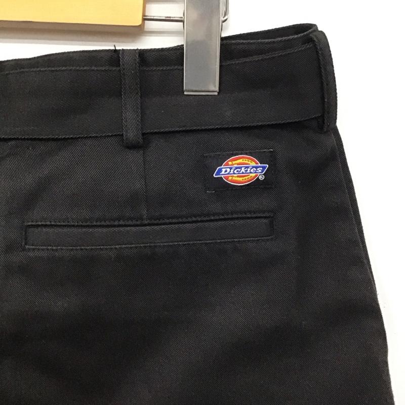 ディッキーズ Dickies パンツ ショートパンツ ショートパンツ ハーフパンツ カジュアルパンツ L ロゴ、文字 黒 / ブラック /  メンズ USED 古着 中古 10144884