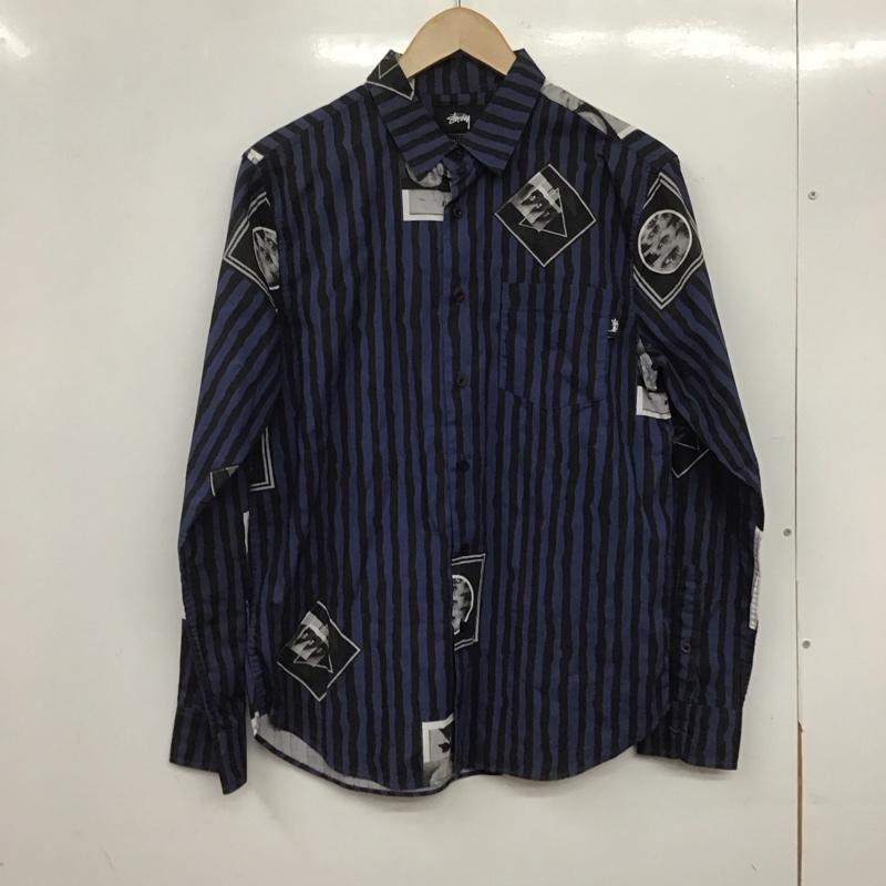 ステューシー STUSSY シャツ、ブラウス 長袖 S  マルチカラー / マルチカラー /  メンズ USED 古着 中古 10144887