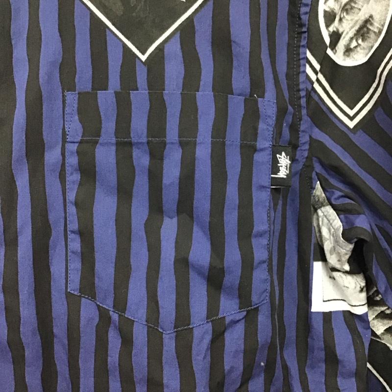 ステューシー STUSSY シャツ、ブラウス 長袖 S  マルチカラー / マルチカラー /  メンズ USED 古着 中古 10144887