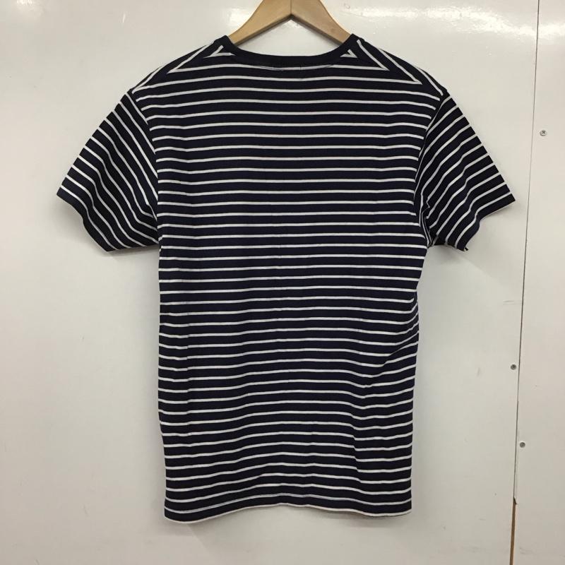 ポロラルフローレン POLO RALPH LAUREN Tシャツ 半袖 LL ボーダー柄 白 / ホワイト / X 紺 / ネイビー /  メンズ USED 古着 中古 10144899