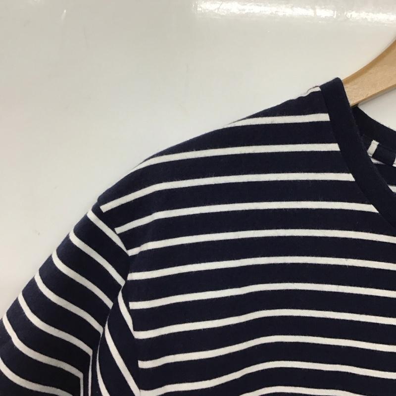 ポロラルフローレン POLO RALPH LAUREN Tシャツ 半袖 LL ボーダー柄 白 / ホワイト / X 紺 / ネイビー /  メンズ USED 古着 中古 10144899