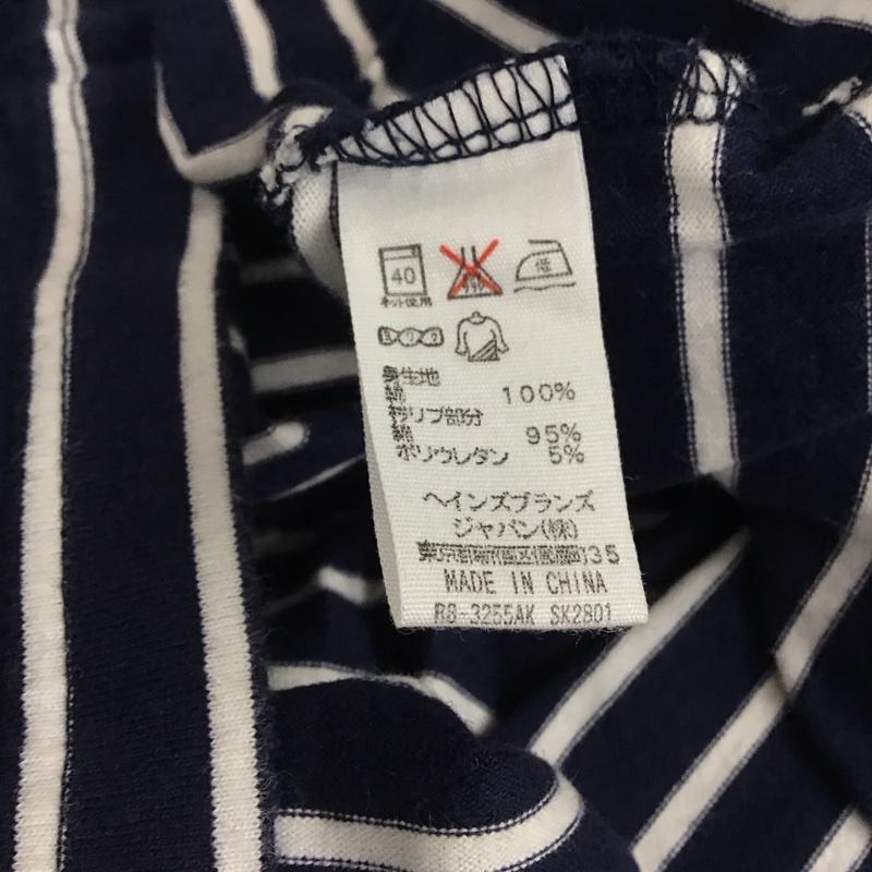 ポロラルフローレン POLO RALPH LAUREN Tシャツ 半袖 LL ボーダー柄 白 / ホワイト / X 紺 / ネイビー /  メンズ USED 古着 中古 10144899
