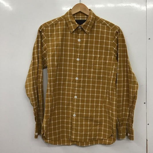 ナンバーナイン NUMBER (N)INE シャツ、ブラウス 長袖 長袖シャツ チェックシャツ カラーシャツ 2 チェック マスタード / マスタード /  メンズ USED 古着 中古 10144901