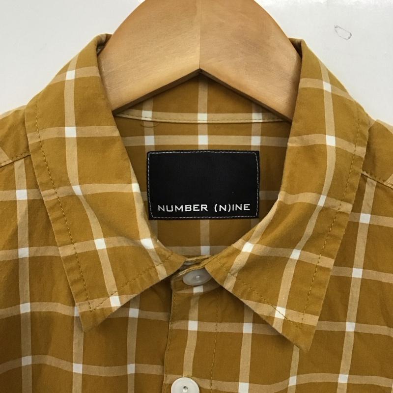 ナンバーナイン NUMBER (N)INE シャツ、ブラウス 長袖 長袖シャツ チェックシャツ カラーシャツ 2 チェック マスタード / マスタード /  メンズ USED 古着 中古 10144901