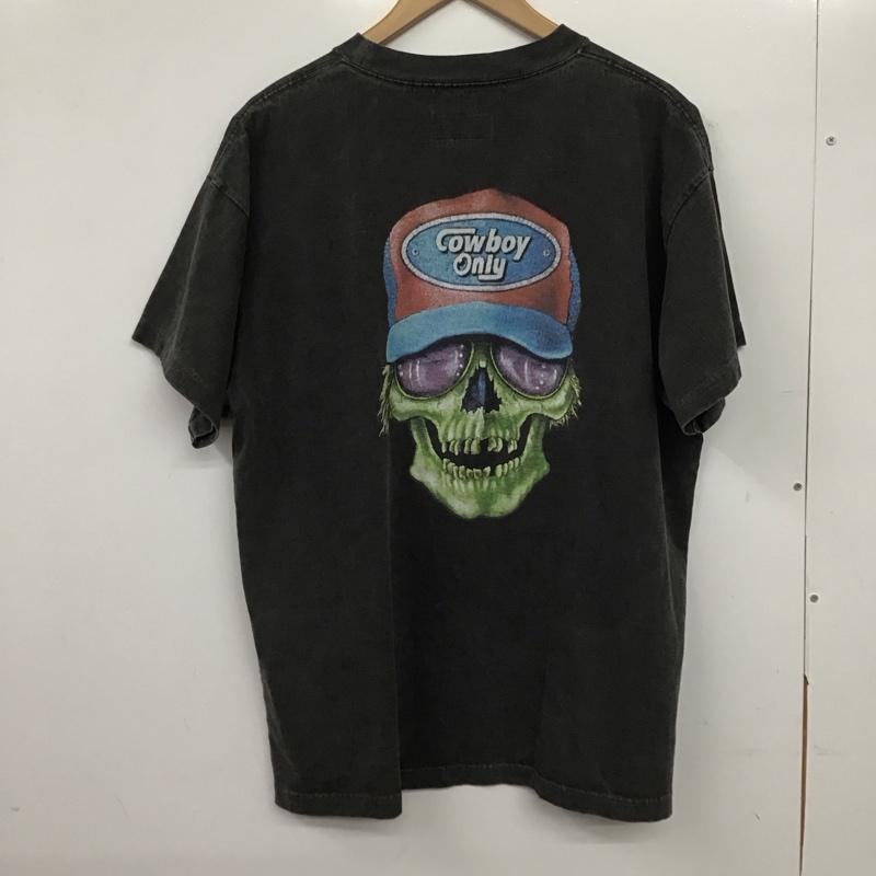 ラストマン Lastman Tシャツ 半袖 251lm-ct12 PRINTEDTEE TRUCKER プリントTシャツ M ロゴ、文字 黒 / ブラック /  メンズ USED 古着 中古 10144918