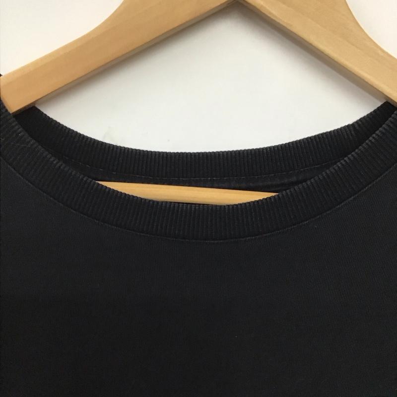 ルーカ RVCA Tシャツ 半袖 半袖カットソー プリントTシャツ クルーネックカットソー M ロゴ、文字 黒 / ブラック /  メンズ USED 古着 中古 10144937