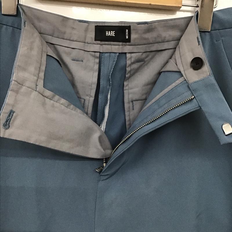 ハレ HARE パンツ スラックス スラックスパンツ ワイドパンツ センタータックパンツ M 無地 マルチカラー / マルチカラー /  メンズ USED 古着 中古 10144939