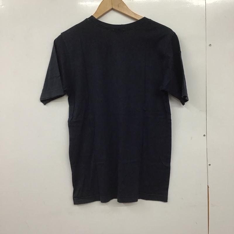 バーバリーズ BURBERRYS Tシャツ 半袖 半袖カットソー 刺繍Tシャツ クルーネックカットソー 90s M ロゴ、文字 紺 / ネイビー /  メンズ USED 古着 中古 10144949