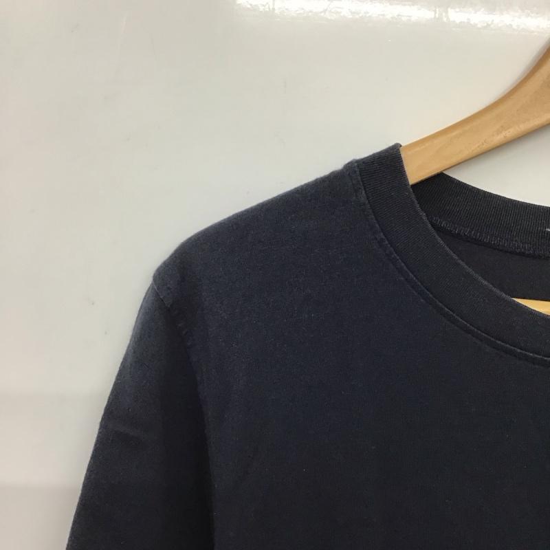 バーバリーズ BURBERRYS Tシャツ 半袖 半袖カットソー 刺繍Tシャツ クルーネックカットソー 90s M ロゴ、文字 紺 / ネイビー /  メンズ USED 古着 中古 10144949