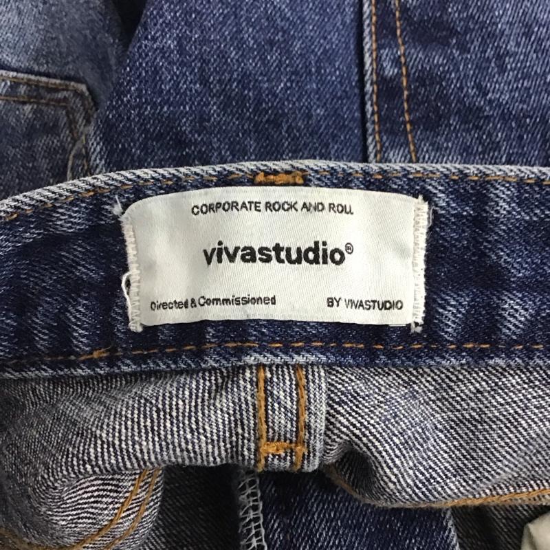 ビバスタジオ VIVASTUDIO パンツ デニム、ジーンズ デニムパンツ スリムパンツ カジュアルパンツ M 無地 インディゴ / インディゴ /  メンズ USED 古着 中古 10144963